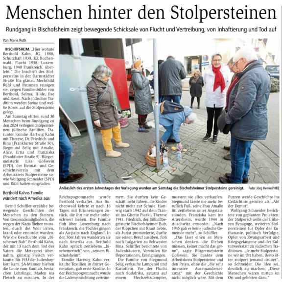 Menschen hinter den Stolpersteinen